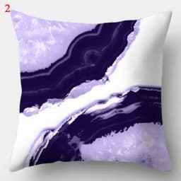 Purple Geometric Pillowcase Decorative Cushion Cover Home Sofa Square