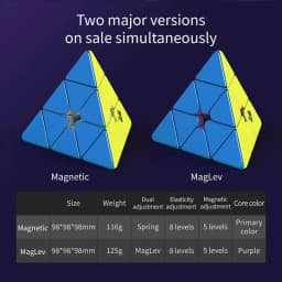 [JudyCube] MOYU Weilong Pyraminx Maglev Magnetic Magic Speed Cube Puzzle Toys Weilong Maglev Pyramid Children's Gifts
