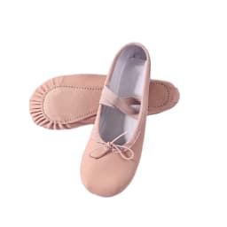 Women's Ballet Slippers for Woman Danseuse PU Leather Professional Dancers Girls Kids Soft Sole Children Toddler Dance Shoes
