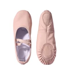 Women's Ballet Slippers for Woman Danseuse PU Leather Professional Dancers Girls Kids Soft Sole Children Toddler Dance Shoes