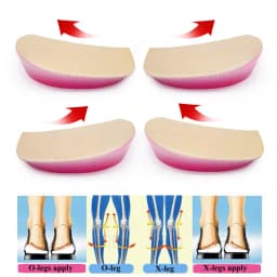 XO Legs Orthotic Insoles Arch Support Silicone Flat Foot Flatfoot Corrector Shoe Cushion Insert Gel orthopedic High Heel Pads