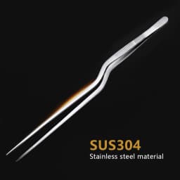 Kitchen Tongs Kitchen Utensil BBQ Tweezer Food Clip Kitchen Bar Chief Tongs Stainless Steel Portable for Picnic Barbecue Cooking