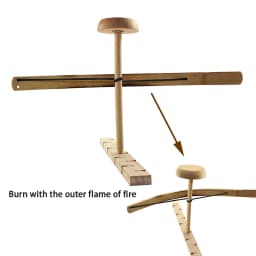 Bow Drill Friction Fire Starter Wood Make Tool Kit for Outdoor Survival Camping Hiking Emergency Fire Ignition Equipment