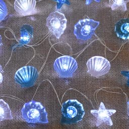 2M 20LED Ocean Theme Party Night Light Seahorse Seastar Shell Fairy Light Garland String Wedding Birthday Party Decoration