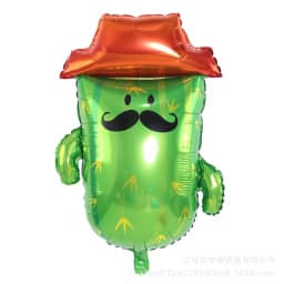 TACO Pancake Balloon Food Festival Party Avocado Pinata Cactus Mexican Aluminum Balloons