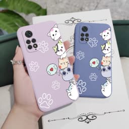 Stacking Cats Phone Case For Xiaomi Redmi Note 13 12 12S 11 11S 10 10A 10T 10S 9T 9 8 7 Pro Plus 10C 9A 9C 4G 5G Cover