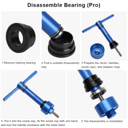 Bicycle Bottom Bracket Bearing Remove Install Tool For MTB Road Bike BB Press Fit 24mm 30mm BB86 BB30 BB92 PF30 Repair Kit