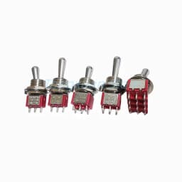 1pc SH T8013-Z1 12mm ON-OFF-ON SPDT DPDT 3/6Pin 2/3Position Maintained Toggle Switch Large Long Handle 3A 250VAC/5A 125VAC