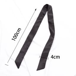 30 Colors Women Narrow Long Scarf 100x4cm Solid Color Chiffon Red Tie Black Bag Ribbon Headband Choker Streamer Lady Accessories