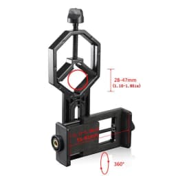 Universal Phone Adapter Mount Telescope Mount for Telescope Microscope Spotting Scope Clip in Bracket Phone Stand Holder