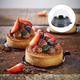 10/20Pcs Mini Dessert Cake Box Container Transparent Cupcake Pastry Baking Packaging Boxes Wedding Party Supplies Christmas Gift