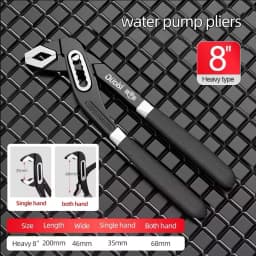 Heavy Duty Pipe Wrenches Set Multifunctional Adjustable Opening Water Pipe Clamp Pliers Hand Repair Tool for Plumber