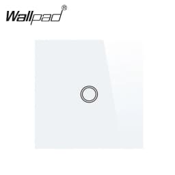 Touch Light Switch With EU Wall Socket Black 1 Gang 1 Way Led Interruptor Crystal Dark Blue Backlight Wallpad Home Improvemet