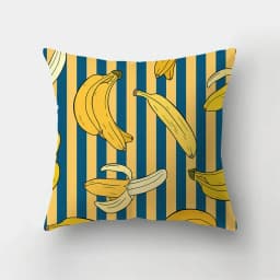 45x45cm Fashion Yellow Pillowcase Cartoon Sun Duck Animal Flower Plant Cushion Cover Sofa Home Decoration