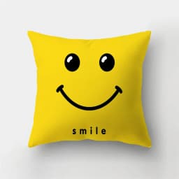 45x45cm Fashion Yellow Pillowcase Cartoon Sun Duck Animal Flower Plant Cushion Cover Sofa Home Decoration