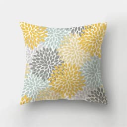 45x45cm Fashion Yellow Pillowcase Cartoon Sun Duck Animal Flower Plant Cushion Cover Sofa Home Decoration