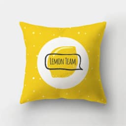 45x45cm Fashion Yellow Pillowcase Cartoon Sun Duck Animal Flower Plant Cushion Cover Sofa Home Decoration