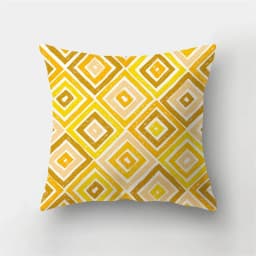 45x45cm Fashion Yellow Pillowcase Cartoon Sun Duck Animal Flower Plant Cushion Cover Sofa Home Decoration