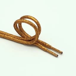 New Round Shiny Metallic Glitter Shoelaces Gold Silver Silk Shoe Laces Sports Canvas Casual Colorful Rainbow Gradient Shoelace