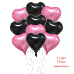 10pcs 18 Inch I LOVE You Heart Balloons Wedding Valentine's Day Decorations Marriage Propose Globos Wedding Balloon