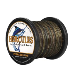Hercules Fishing Line 12 Strands Carp Accessories 100-2000M PE Braided Wire Camo 10-420LB Fishing Cord Pesca Supplies Tackle