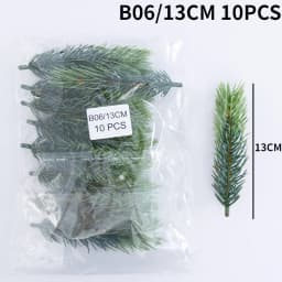 10/20Pcs Mini Artificial Pine branches DIY artificial fir branch Decoration Gift Candy New Year Christmas Decoration 2022