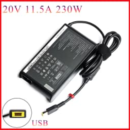 20V 11.5A 230W ADL230SDC3A ADL230SLC3A AC Adapter For Lenovo THINKPAD W540 P71 P72 P73 Y900 Laptop Power Supply Charger