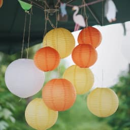 Multi Color Paper Lantern Foldable Round Chandelier for Wedding Scene Birthday New Year Holiday Party Home Decoration Articles