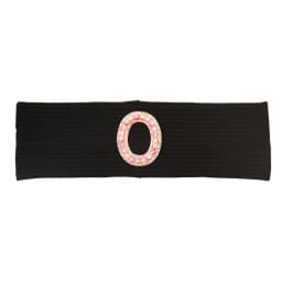 Baby Boy Girl Pink Pearl Letters Headband Hair Accessories New Child Kids Soft Ribbed Cotton Elastic Headwear Hair Band
