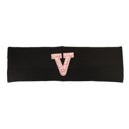 Baby Boy Girl Pink Pearl Letters Headband Hair Accessories New Child Kids Soft Ribbed Cotton Elastic Headwear Hair Band