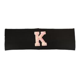 Baby Boy Girl Pink Pearl Letters Headband Hair Accessories New Child Kids Soft Ribbed Cotton Elastic Headwear Hair Band
