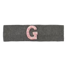 Baby Boy Girl Pink Pearl Letters Headband Hair Accessories New Child Kids Soft Ribbed Cotton Elastic Headwear Hair Band