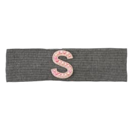 Baby Boy Girl Pink Pearl Letters Headband Hair Accessories New Child Kids Soft Ribbed Cotton Elastic Headwear Hair Band