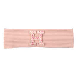 Baby Boy Girl Pink Pearl Letters Headband Hair Accessories New Child Kids Soft Ribbed Cotton Elastic Headwear Hair Band