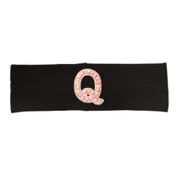 Baby Boy Girl Pink Pearl Letters Headband Hair Accessories New Child Kids Soft Ribbed Cotton Elastic Headwear Hair Band