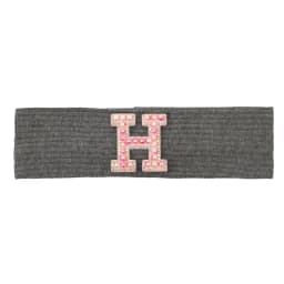 Baby Boy Girl Pink Pearl Letters Headband Hair Accessories New Child Kids Soft Ribbed Cotton Elastic Headwear Hair Band