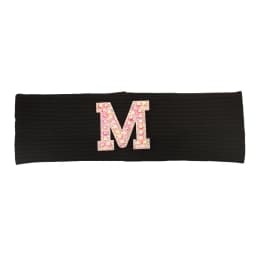 Baby Boy Girl Pink Pearl Letters Headband Hair Accessories New Child Kids Soft Ribbed Cotton Elastic Headwear Hair Band