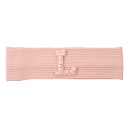 Baby Boy Girl Pink Pearl Letters Headband Hair Accessories New Child Kids Soft Ribbed Cotton Elastic Headwear Hair Band