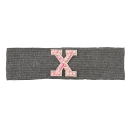Baby Boy Girl Pink Pearl Letters Headband Hair Accessories New Child Kids Soft Ribbed Cotton Elastic Headwear Hair Band