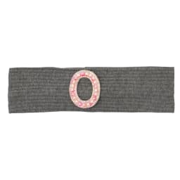 Baby Boy Girl Pink Pearl Letters Headband Hair Accessories New Child Kids Soft Ribbed Cotton Elastic Headwear Hair Band