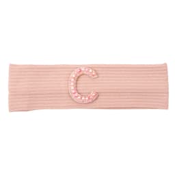 Baby Boy Girl Pink Pearl Letters Headband Hair Accessories New Child Kids Soft Ribbed Cotton Elastic Headwear Hair Band