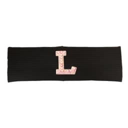 Baby Boy Girl Pink Pearl Letters Headband Hair Accessories New Child Kids Soft Ribbed Cotton Elastic Headwear Hair Band