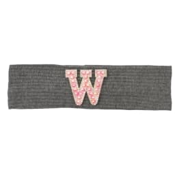 Baby Boy Girl Pink Pearl Letters Headband Hair Accessories New Child Kids Soft Ribbed Cotton Elastic Headwear Hair Band