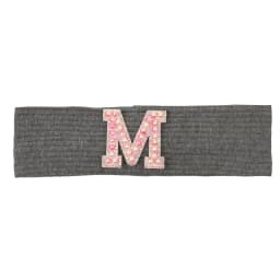 Baby Boy Girl Pink Pearl Letters Headband Hair Accessories New Child Kids Soft Ribbed Cotton Elastic Headwear Hair Band