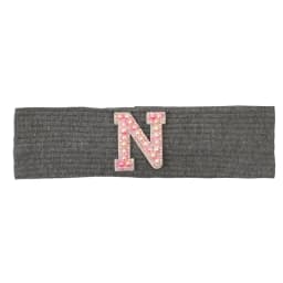 Baby Boy Girl Pink Pearl Letters Headband Hair Accessories New Child Kids Soft Ribbed Cotton Elastic Headwear Hair Band