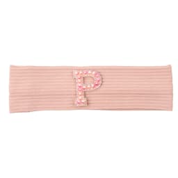 Baby Boy Girl Pink Pearl Letters Headband Hair Accessories New Child Kids Soft Ribbed Cotton Elastic Headwear Hair Band