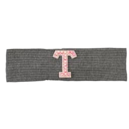 Baby Boy Girl Pink Pearl Letters Headband Hair Accessories New Child Kids Soft Ribbed Cotton Elastic Headwear Hair Band