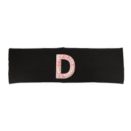 Baby Boy Girl Pink Pearl Letters Headband Hair Accessories New Child Kids Soft Ribbed Cotton Elastic Headwear Hair Band