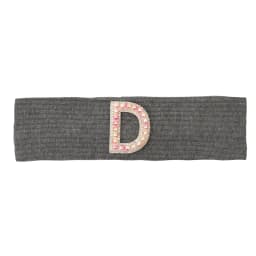 Baby Boy Girl Pink Pearl Letters Headband Hair Accessories New Child Kids Soft Ribbed Cotton Elastic Headwear Hair Band