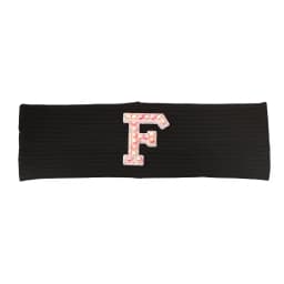 Baby Boy Girl Pink Pearl Letters Headband Hair Accessories New Child Kids Soft Ribbed Cotton Elastic Headwear Hair Band